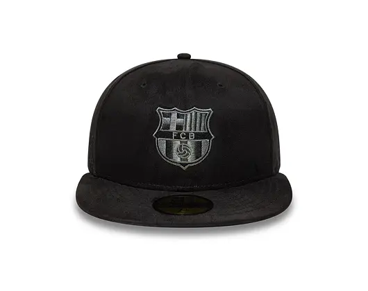 Kšiltovka New Era - "Mes Que Un" 59FIFTY - Barcelona FC - Suede Black