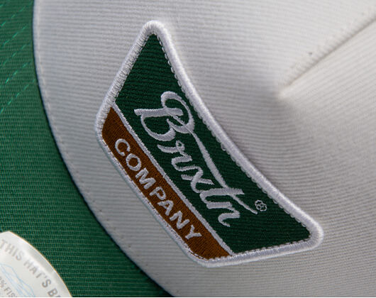 Kšiltovka Brixton - Linwood MP Snapback - Off White/Primal Green