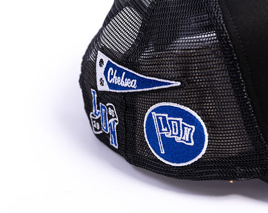 Kšiltovka New Era -  Patch 9FORTY Trucker - Chelsea FC Lion Crest - Black