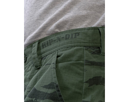 Kraťasy Rip N Dip - A Team Camo Cargo Shorts (Military Green)