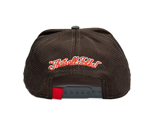 Kšiltovka Capslab - Looney Tunes Bugs Bunny The Rounder - Olive / Off White