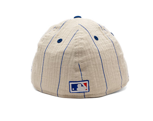 Kšiltovka New Era - MLB Retro Linen Pinstripe 59FIFTY Retro Crown - NY Mets - Mr. Met - Off White