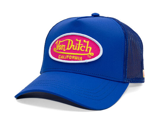 Kšiltovka Von Dutch - Trucker - Cali Patch Royal/Pink