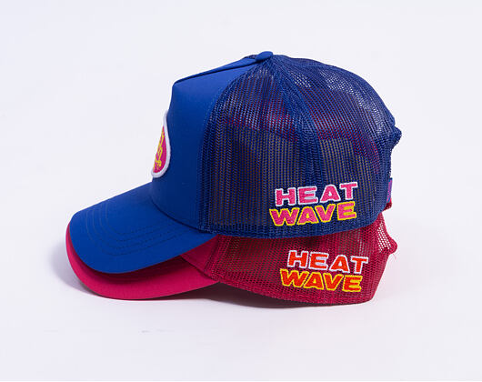 Kšiltovka Von Dutch - Trucker - Cali Patch Heat Wave Pink/Red