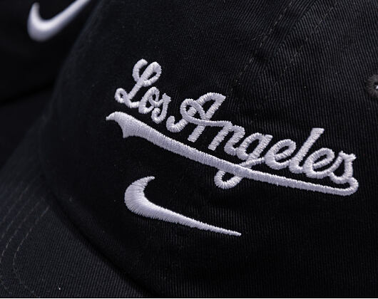 Kšiltovka Nike - Primetime Club Unstructured - Los Angeles Dodgers - Black 00A