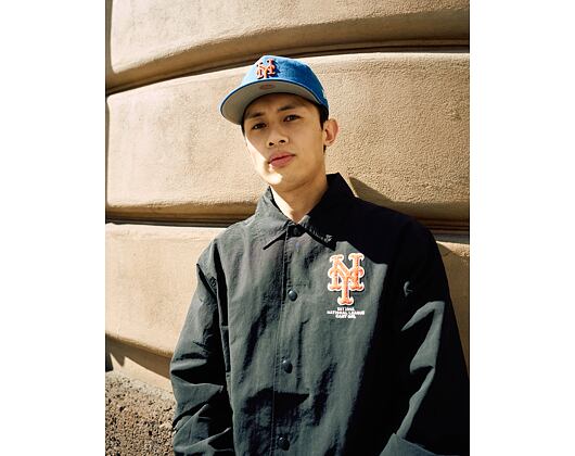 Bunda New Era - MLB Coaches Jacket - NY Mets - Black