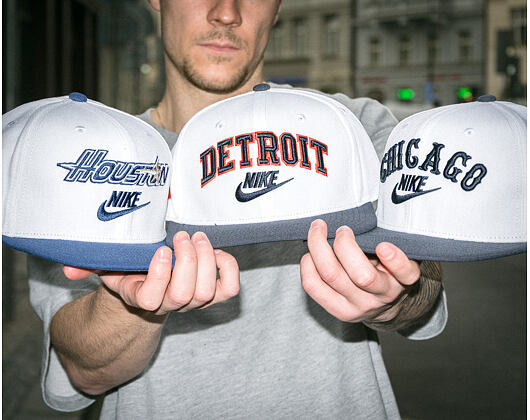 Kšiltovka Nike - Cooperstown Dri-Fit Pro - Detroit Tigers - White 10A/Pitch Blue 4FA