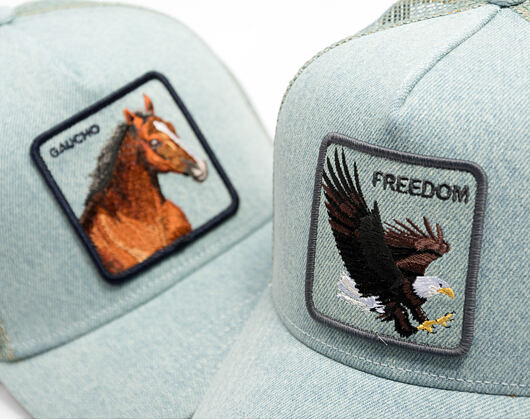 Kšiltovka Goorin - Denim Eagle - Light Denim
