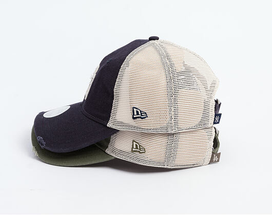 Dámská Kšiltovka New Era - MLB Distress Trucker 9TWENTY Trucker - NY Yankees - Navy