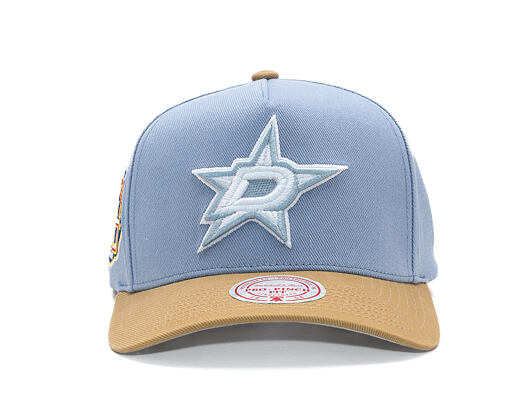 Kšiltovka Mitchell & Ness  - NHL Frosted Peak - Pro Pinch Snapback - Dallas Stars - Blue/Brown