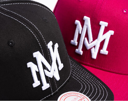 Kšiltovka Mitchell & Ness  - Branded Baseline -Pro Crown Snapback - Black