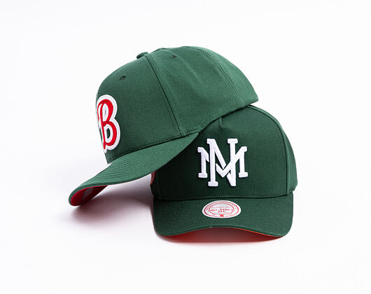 Kšiltovka Mitchell & Ness  - Branded Emerald Slam Pro Pinch Snapback - Green/Orange
