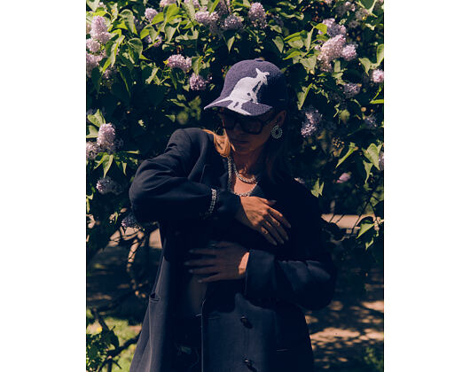 Kšiltovka Kangol - Retro Bermuda Big Kroo Spacecap - Hazy Indigo