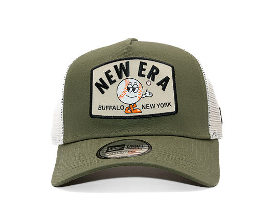 Kšiltovka New Era - Branded Summer Patch 9FORTY A-Frame Trucker - New Olive