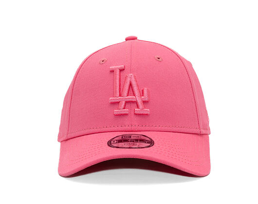 Dětská Kšiltovka New Era - MLB Essential 9FORTY - LA Dodgers - Pink - Pink