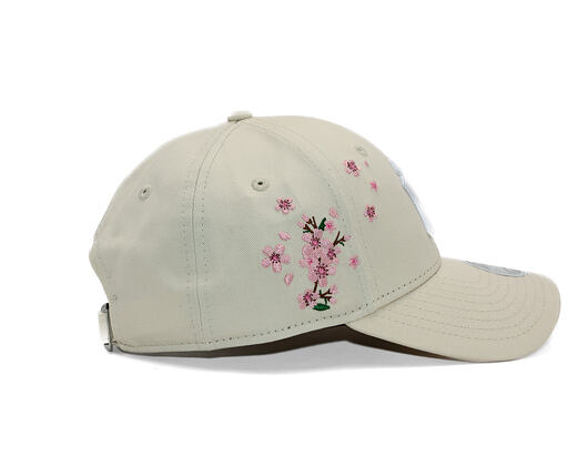 Dámská Kšiltovka New Era - MLB Floral Icon 9FORTY - NY Yankees - Cream / White