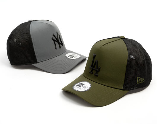 Kšiltovka New Era - MLB Tech Pack 9FORTY A-Frame Trucker - NY Yankees - Steel
