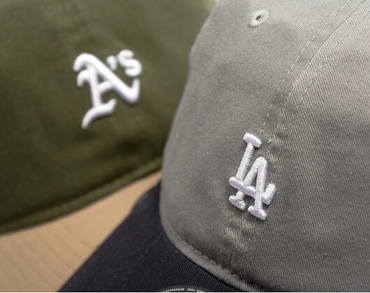 Kšiltovka New Era - MLB Mini Logo Washed Contrast 9TWENTY - LA Dodgers - Grey / Navy