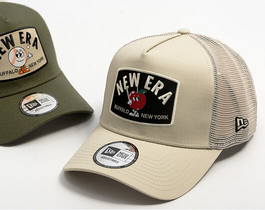 Kšiltovka New Era - Branded Summer Patch 9FORTY A-Frame Trucker - Stone