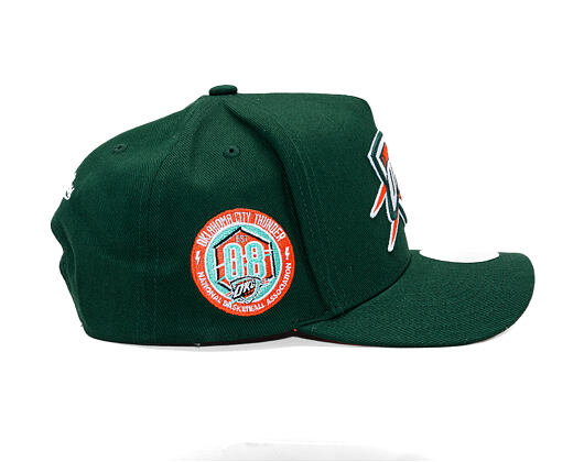 Kšiltovka Mitchell & Ness - NBA - Emerald Slam - Oklahoma City Thunder - Green/Orange