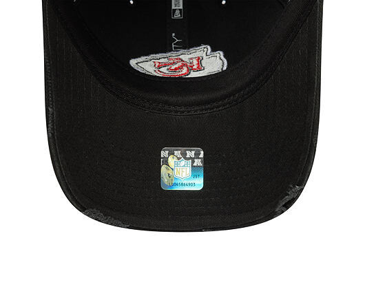 Kšiltovka New Era - NFL Wash & Distressed 9TWENTY - Kansas City Chiefs - Black