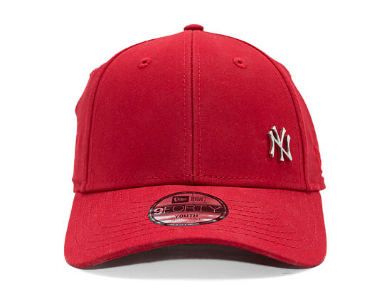 Dětská Kšiltovka New Era - MLB Flawless 9FORTY - NY Yankees - Scarlet