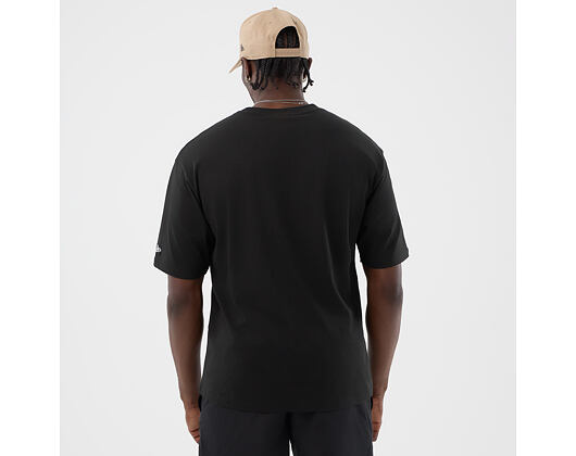 Triko New Era - Branded Oversized Graphic Tee - Black