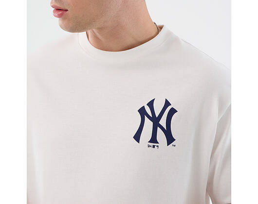 Triko New Era - MLB Cap Graphic Oversized Tee - NY Yankees - White