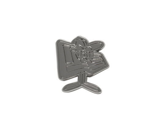 Připínáček New Era - Branded Cap Pin Flag - Silver