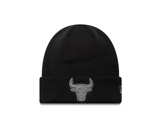 Kulich New Era - NBA Metallic Beanie Medium Knit - Chicago Bulls - Black
