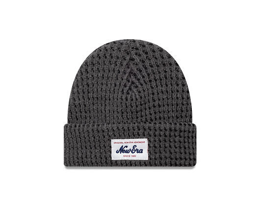 Kulich New Era - Branded Short Waffle Beanie Thin Knit - Grey