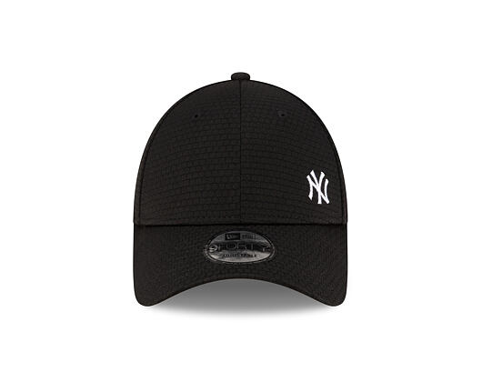 Kšiltovka New Era - MLB Flawless Mesh 9FORTY - NY Yankees - Black - White Logo - Black