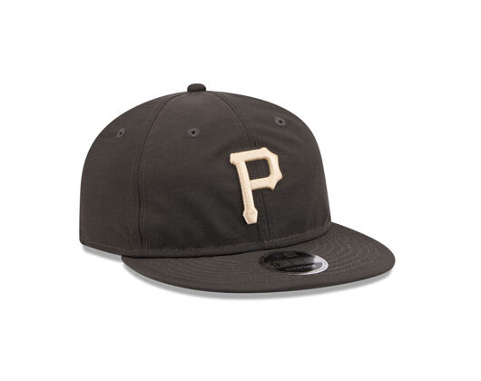 Kšiltovka New Era - MLB Nylon Ripstop 9FIFTY Retro Crown - Pittsburgh Pirates - Black