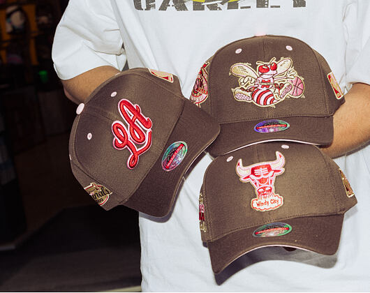 Kšiltovka Mitchell & Ness - NBA - Brown Sugar Bacon - Los Angeles Lakers - Brown