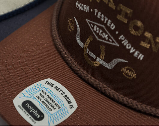 Kšiltovka Brixton - Beekman C Np Mp Trucker Hat - Brown/Brown
