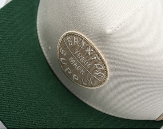 Kšiltovka Brixton - Oath Mp Trucker Hat - Off White/Primal Green/Sand
