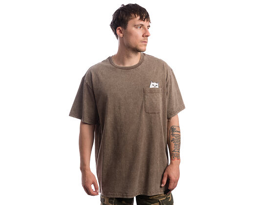 Triko Rip N Dip - Lord Nermal Pocket Tee (Brown Vintage Wash)