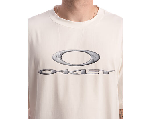 Triko Oakley - New Retro Tee X-Metal 3.0 - Ceramic White