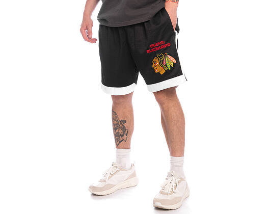 Kraťasy New Era - NHL US Edit - Chicago Blackhawks - Black