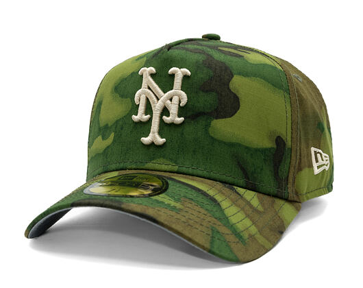 Kšiltovka New Era - MLB Ripstop Camo 59FORTY - NY Mets - Woodland Camo