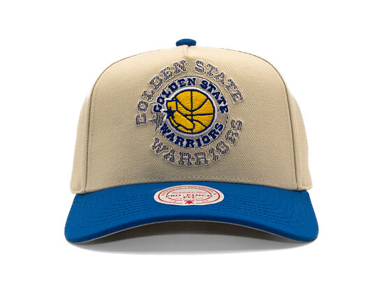 Kšiltovka Mitchell & Ness - Off Tilted Hwc - NBA - Golden State Warriors - Off White
