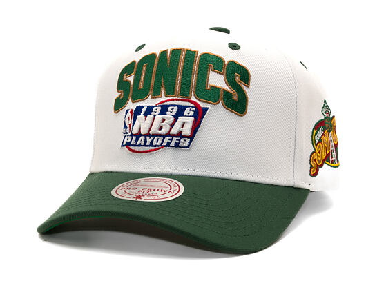 Kšiltovka Mitchell & Ness - Post Season Hwc - NBA - Seattle Supersonics - White