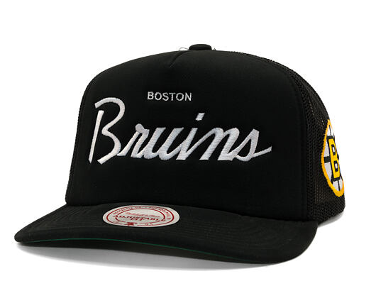 Kšiltovka Mitchell & Ness - Head Coach Trucker - NHL - Boston Bruins - Black