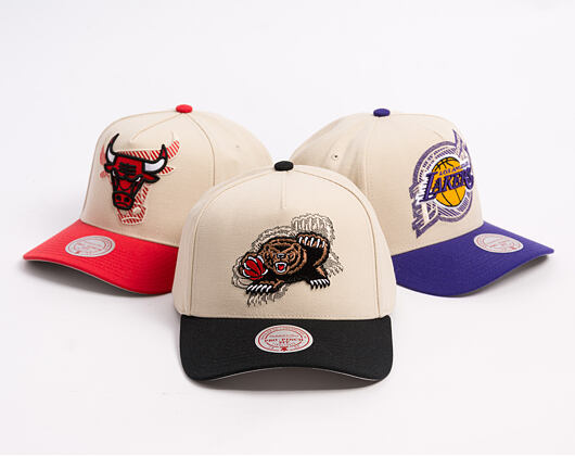 Kšiltovka Mitchell & Ness - Off Tilted Hwc - NBA - Vancouver Grizzlies - Off White