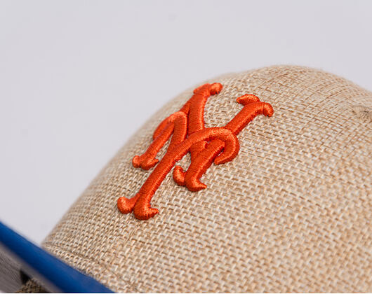 Kšiltovka New Era - MLB "Summer Twine" 59FIFTY - NY Mets - Team Color / Open Market Tan