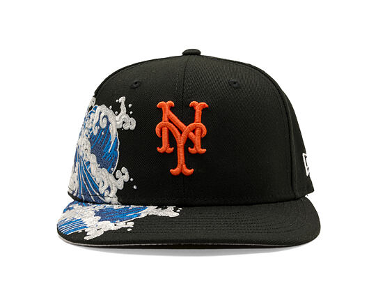 Kšiltovka New Era - MLB "Tidal Wave" 59FIFTY - NY Mets - Black