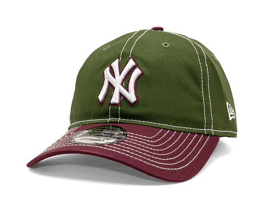 Kšiltovka New Era - MLB "Seasonal 2 Tone" 9TWENTY - NY Yankees - Green / Burgundy