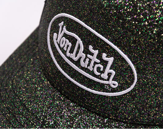 Kšiltovka Von Dutch - Trucker - Glitter - Black