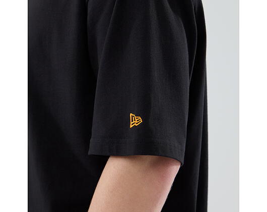 Triko New Era - Branded Food Character Oversized Tee - Black