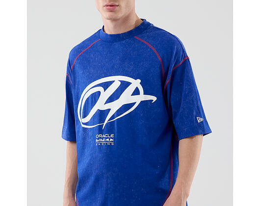 Triko New Era - F1 Drop Shoulder Tee - RED BULL F1 - Blue